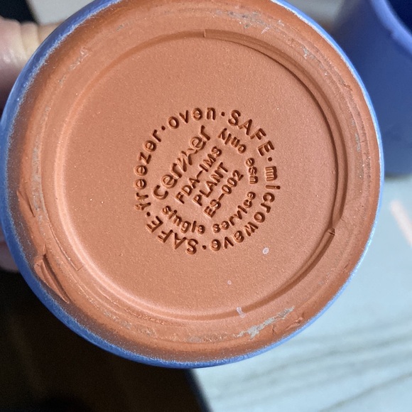 La Fermiere small French crock pots set of 4 lavender color, great for candles! - Picture 3 of 5